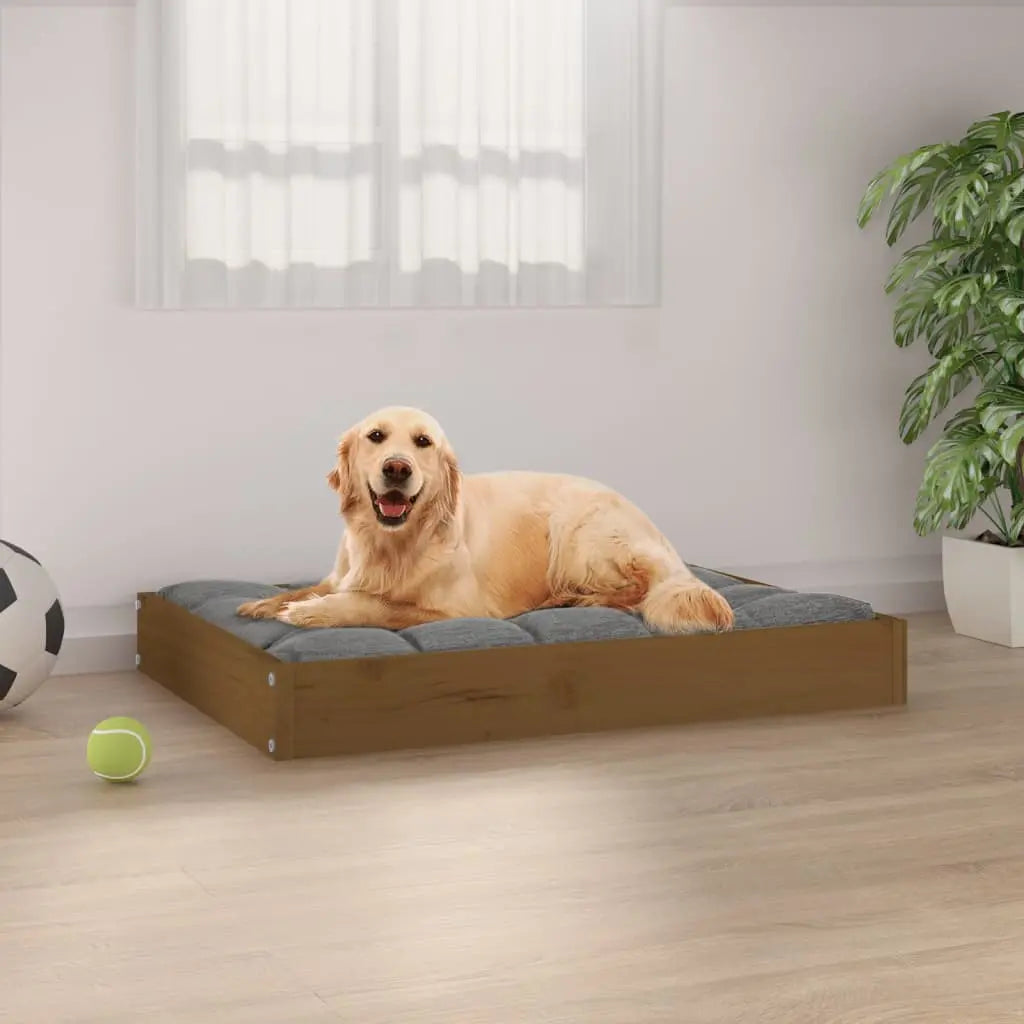 vidaXL Dog Bed Dog Sofa Bed Couch Pet Bed with Wooden Frame Solid Wood Pine