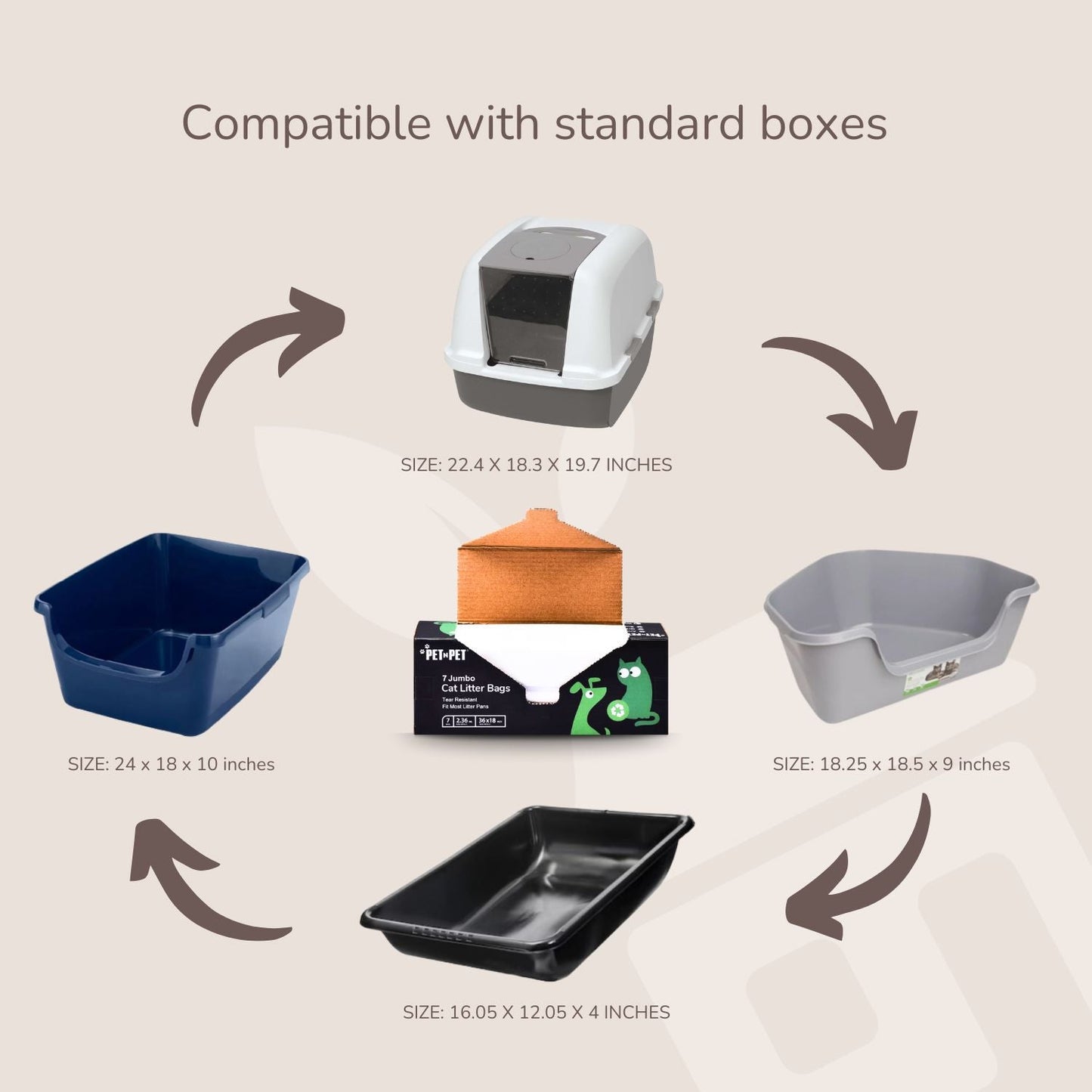 XL Cat Litter Box Liners Pet N Pet ®