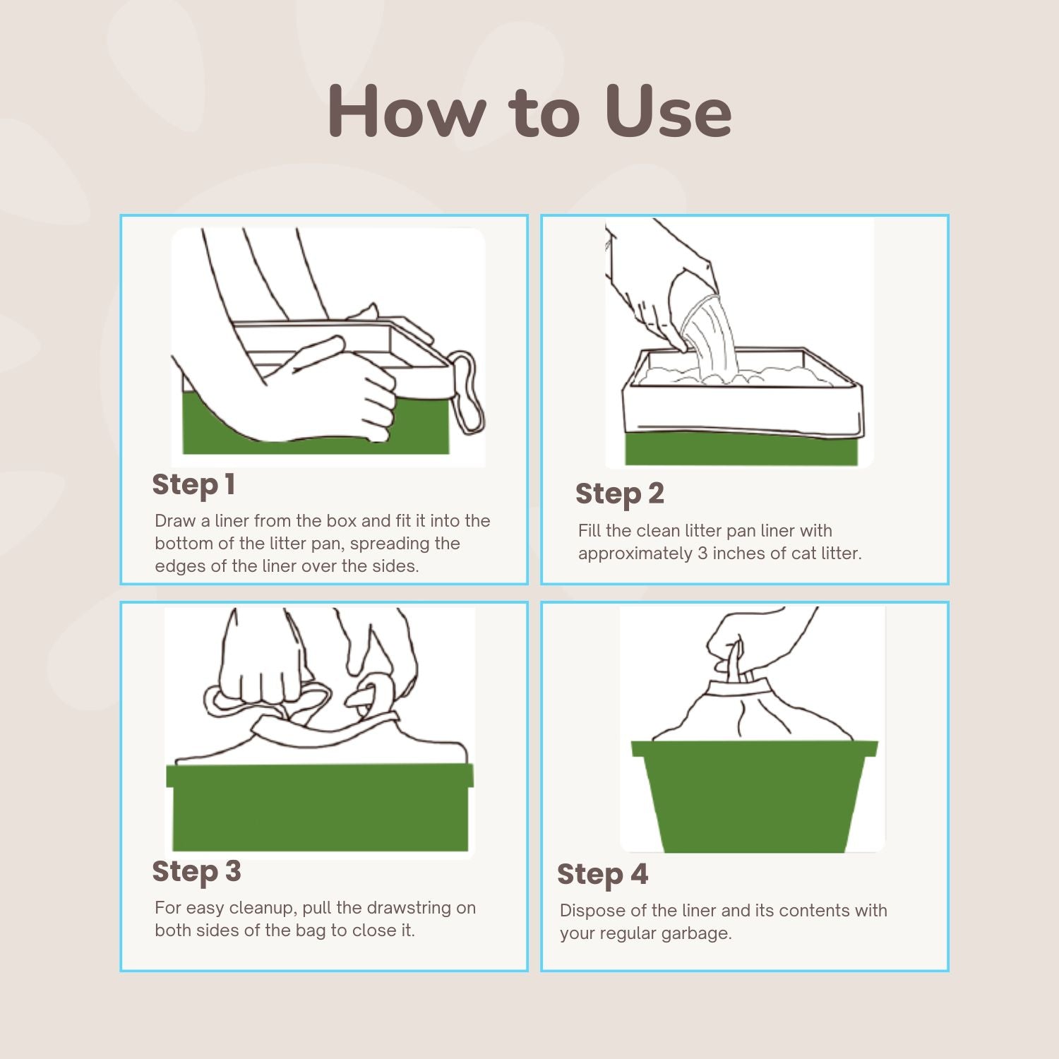 XL Cat Litter Box Liners Pet N Pet ®