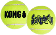KONG Squeakair Tennis Balls (2) XL Squeaky Dog Fetch Toy 4"