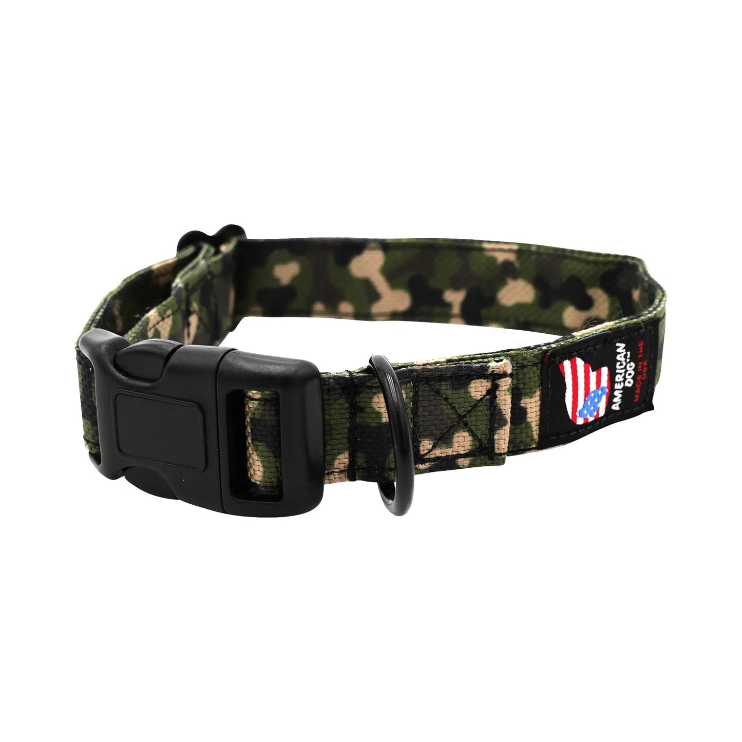 Collars. Ballistic Solids & Print Designs American Dog