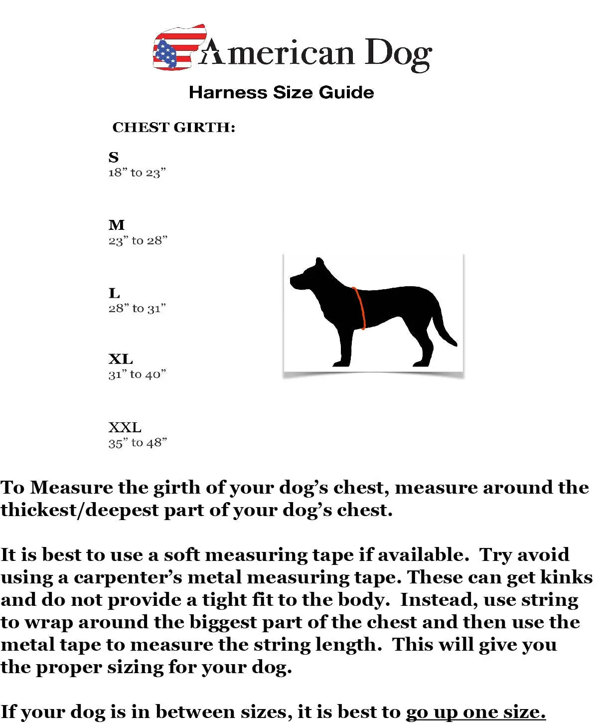Harness. Easy Slip On. No Pull American Dog