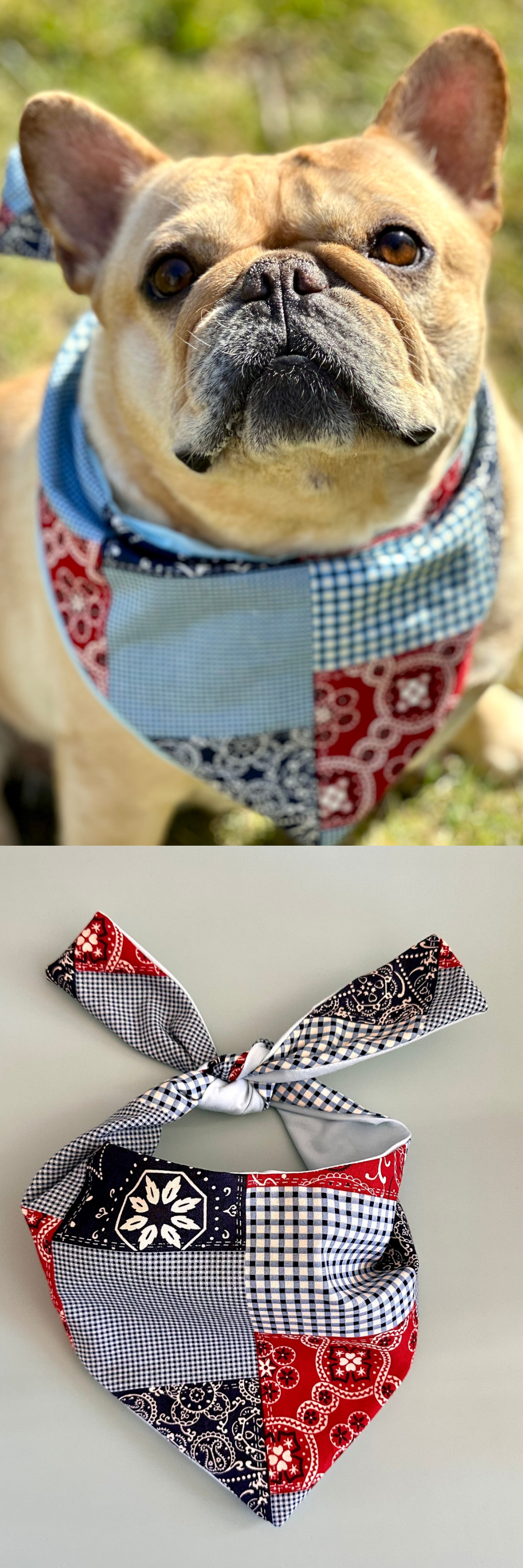 Patchwork Dog Bandana Happy Tails Outfitters