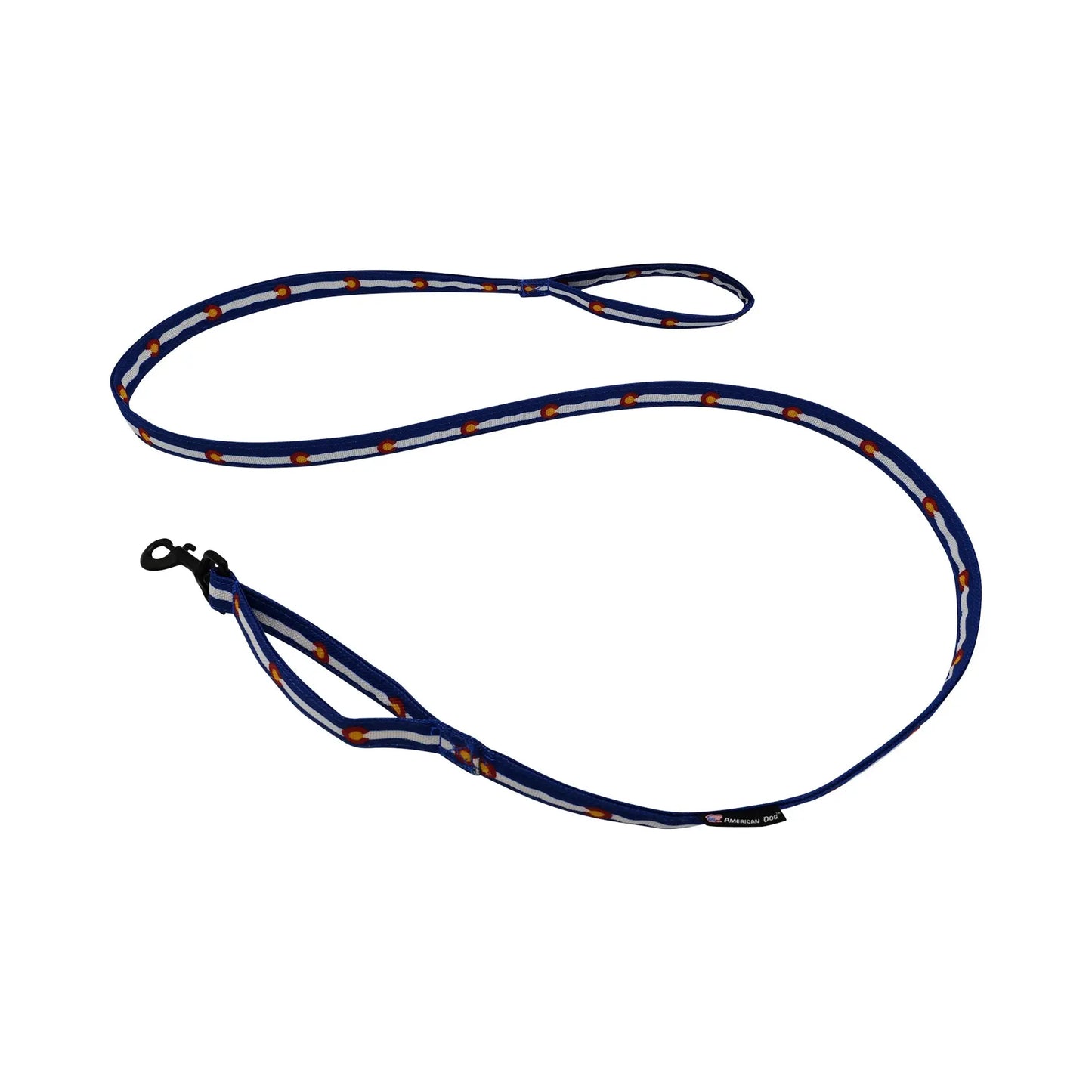 Leashes. Ballistic Solids or Design Prints American Dog
