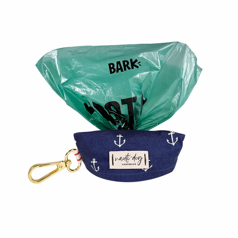 Anchors Away Nautical Dog Waste Poop Bag Dispenser Nauti-dog Handmade