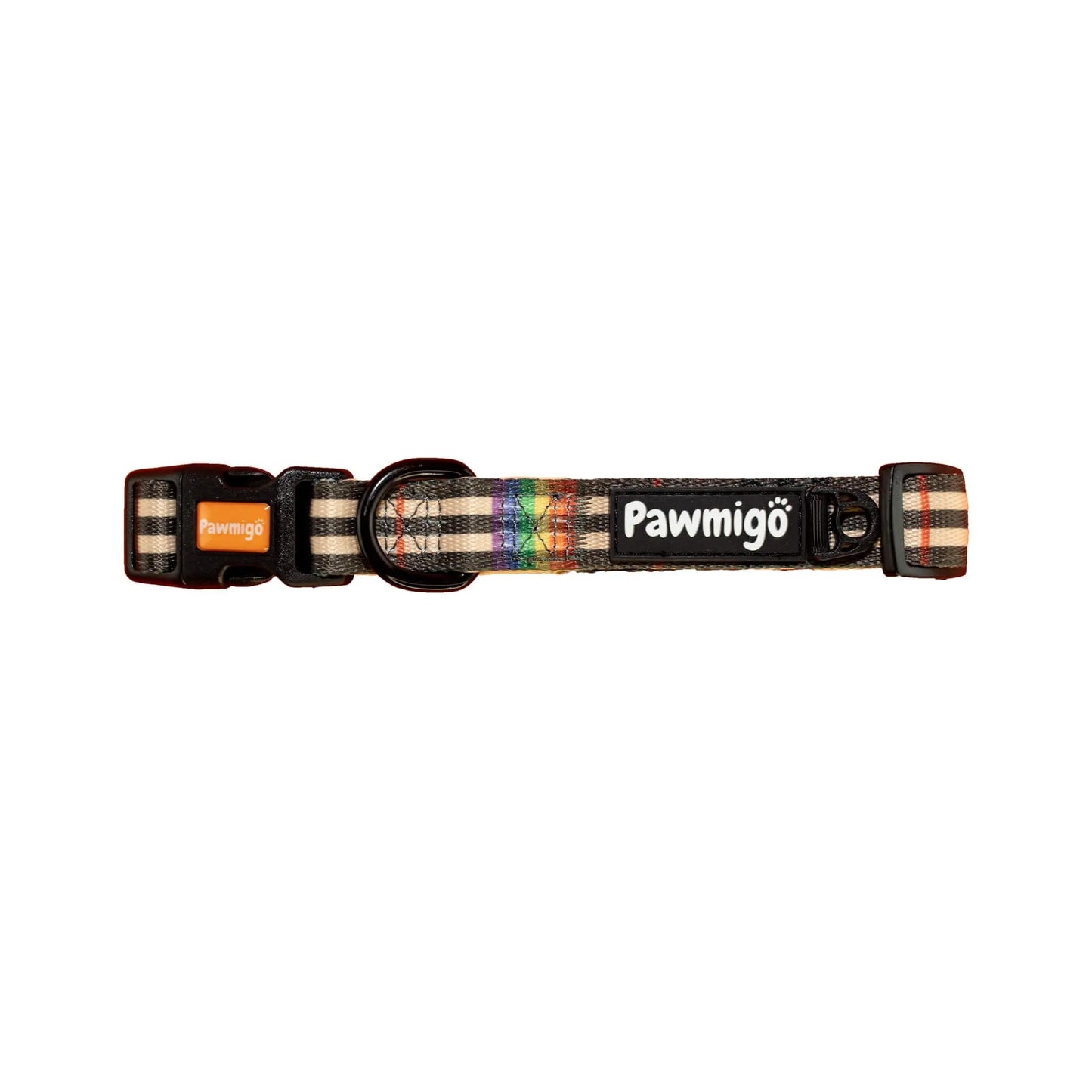 Rainbow Plaid Collar Pawmigo