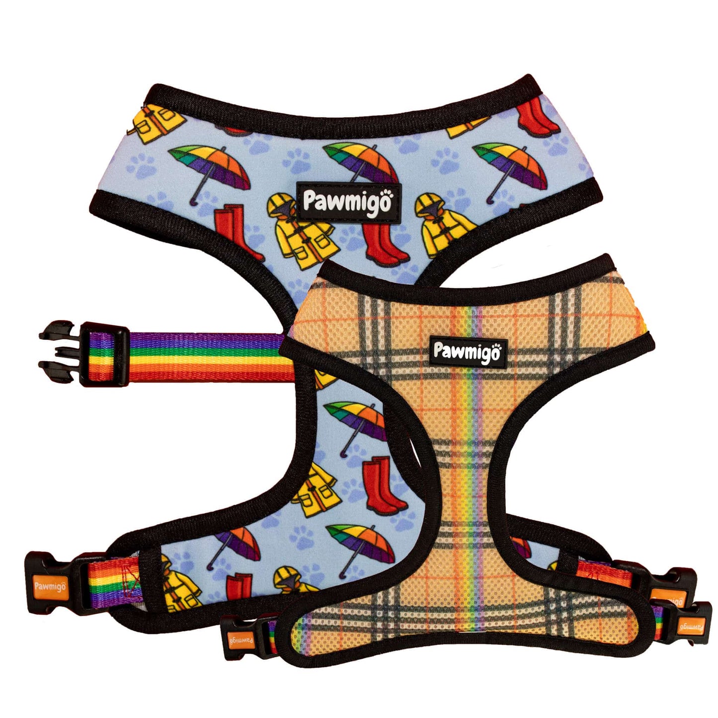 April Showers Reversible Harness Pawmigo