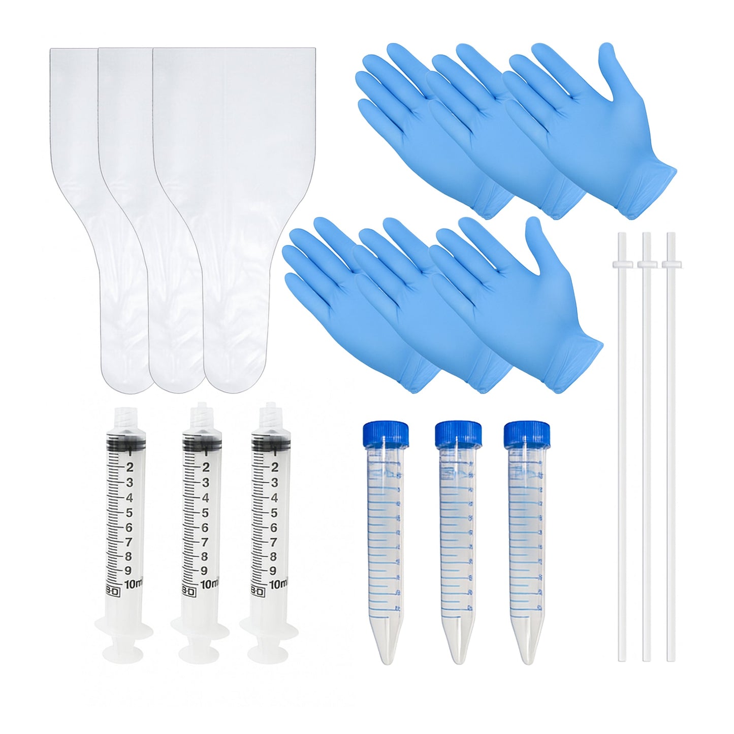 3-Pack Canine Breeding Support Kit – Complete Dog Breeding Supplies with Tubes, Insemination Rods, Syringes, Sheaths & Disposable Gloves – Veterinary Grade Animal Care Equipment Horizon Animal Care