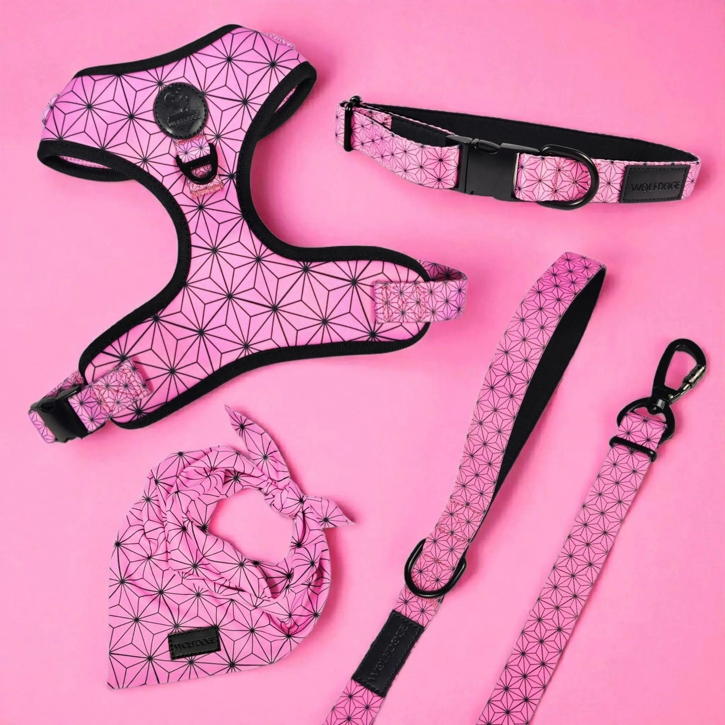 Asanoha Cooling Bandana WOLFDOGE