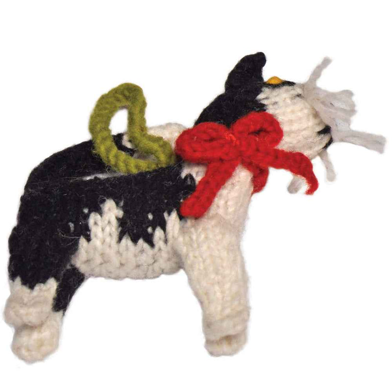 Black and White Cat Ornament