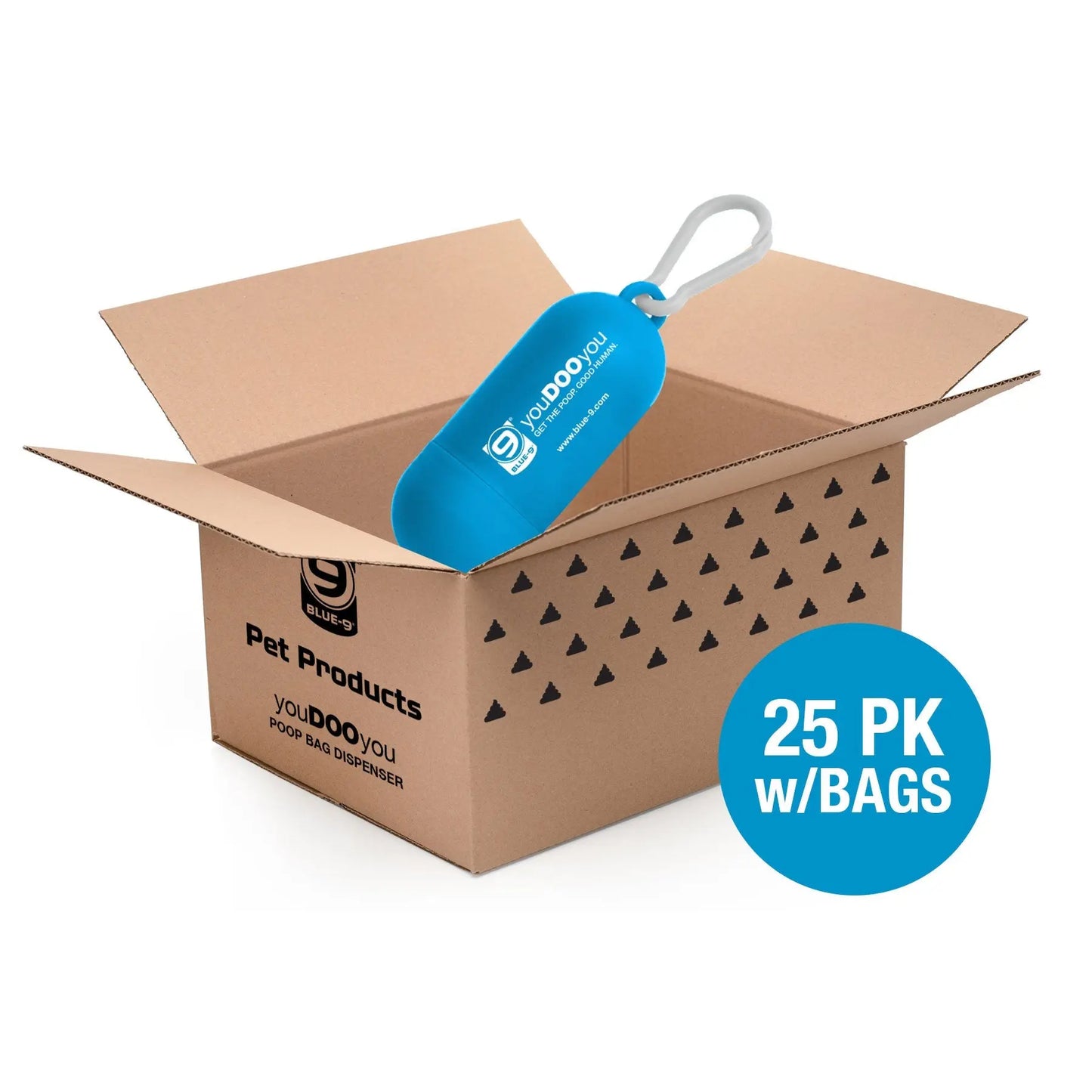 youDOOyou - Poop Bag Dispenser Blue-9 Pet Products