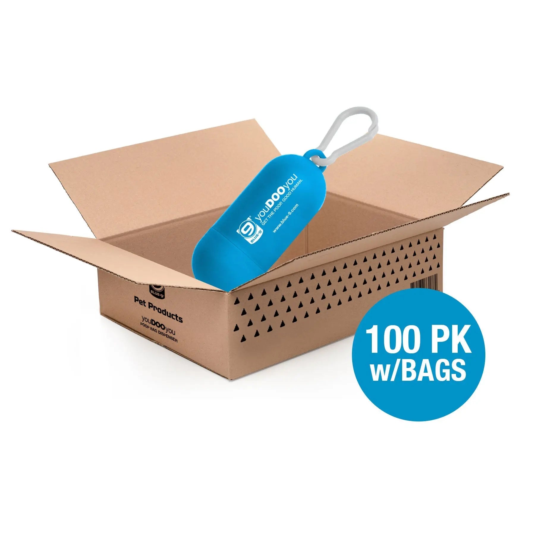 youDOOyou - Poop Bag Dispenser Blue-9 Pet Products