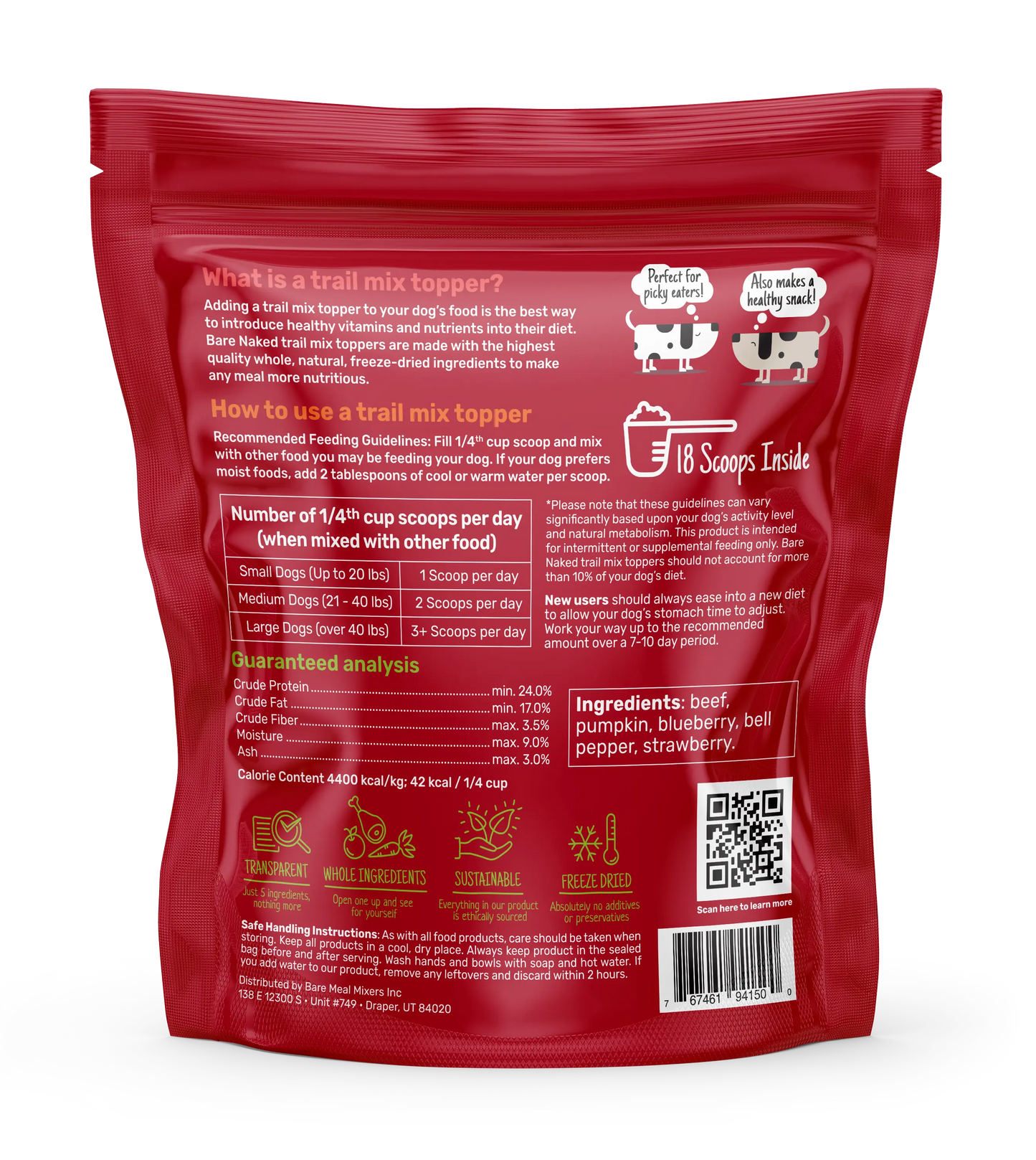 Beef Mix - 6oz Bare Naked Pet Co.