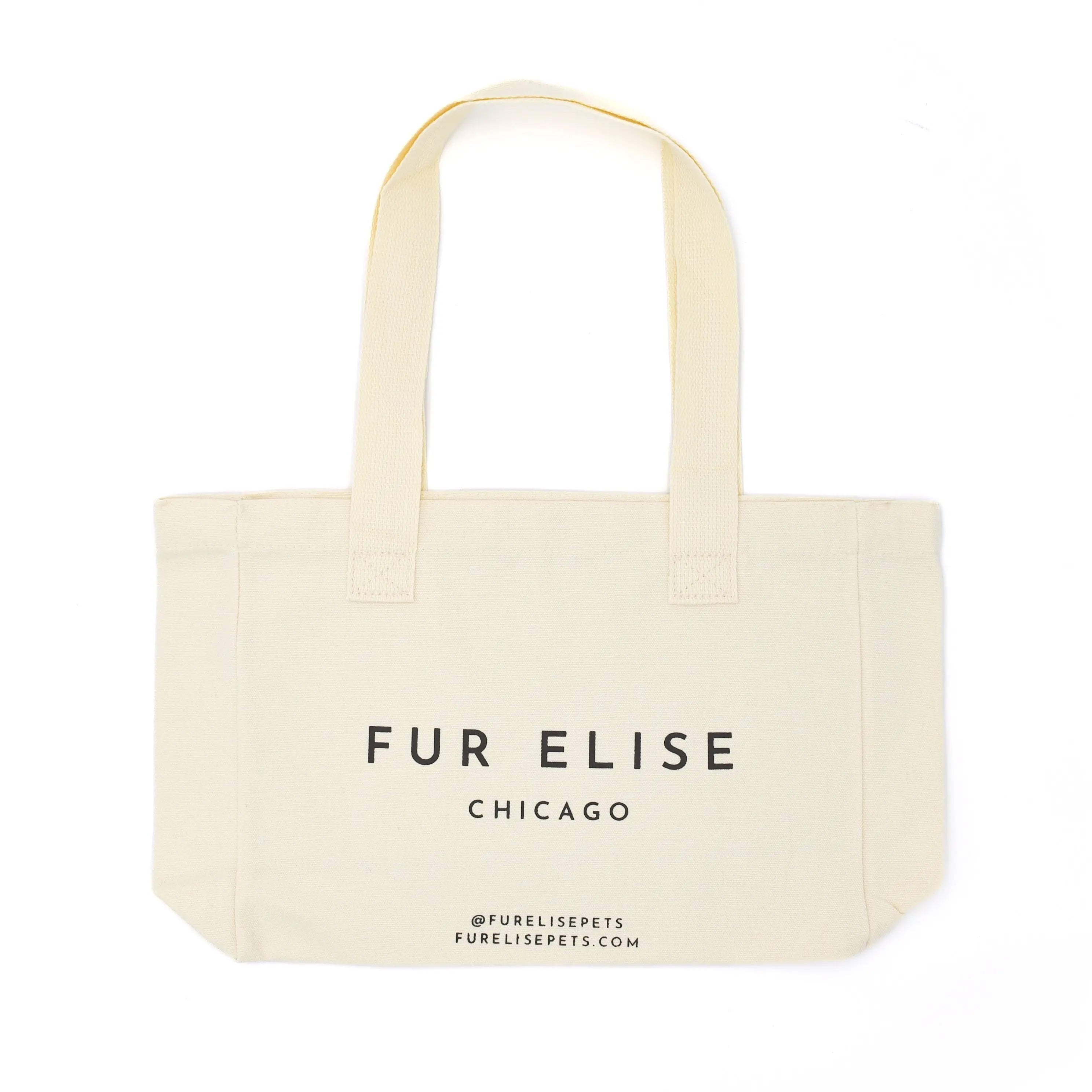 Fur Elise Logo Canvas Tote Bag