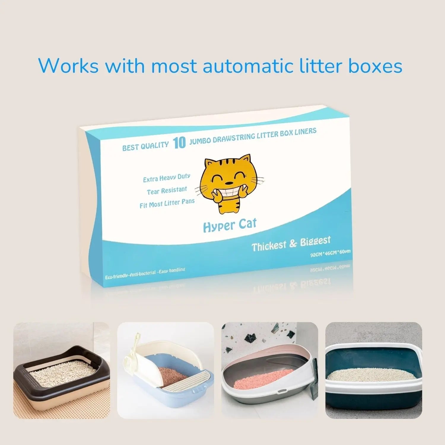 Jumbo Cat Litter Box Liners