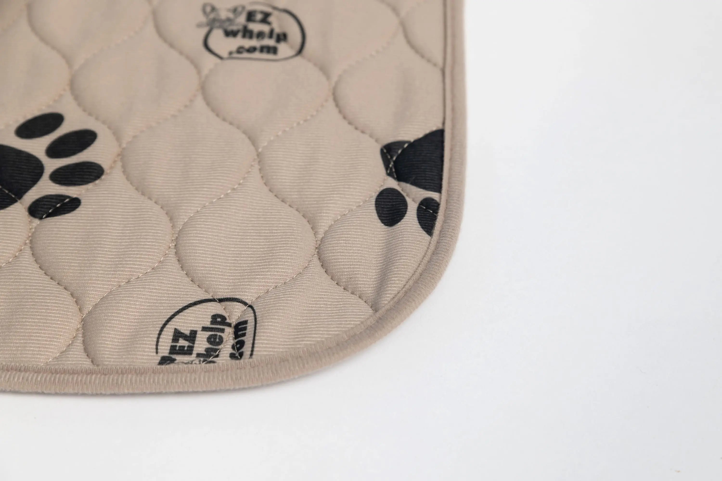 Light Brown Paw Print Pad/Mat, 2-Pack