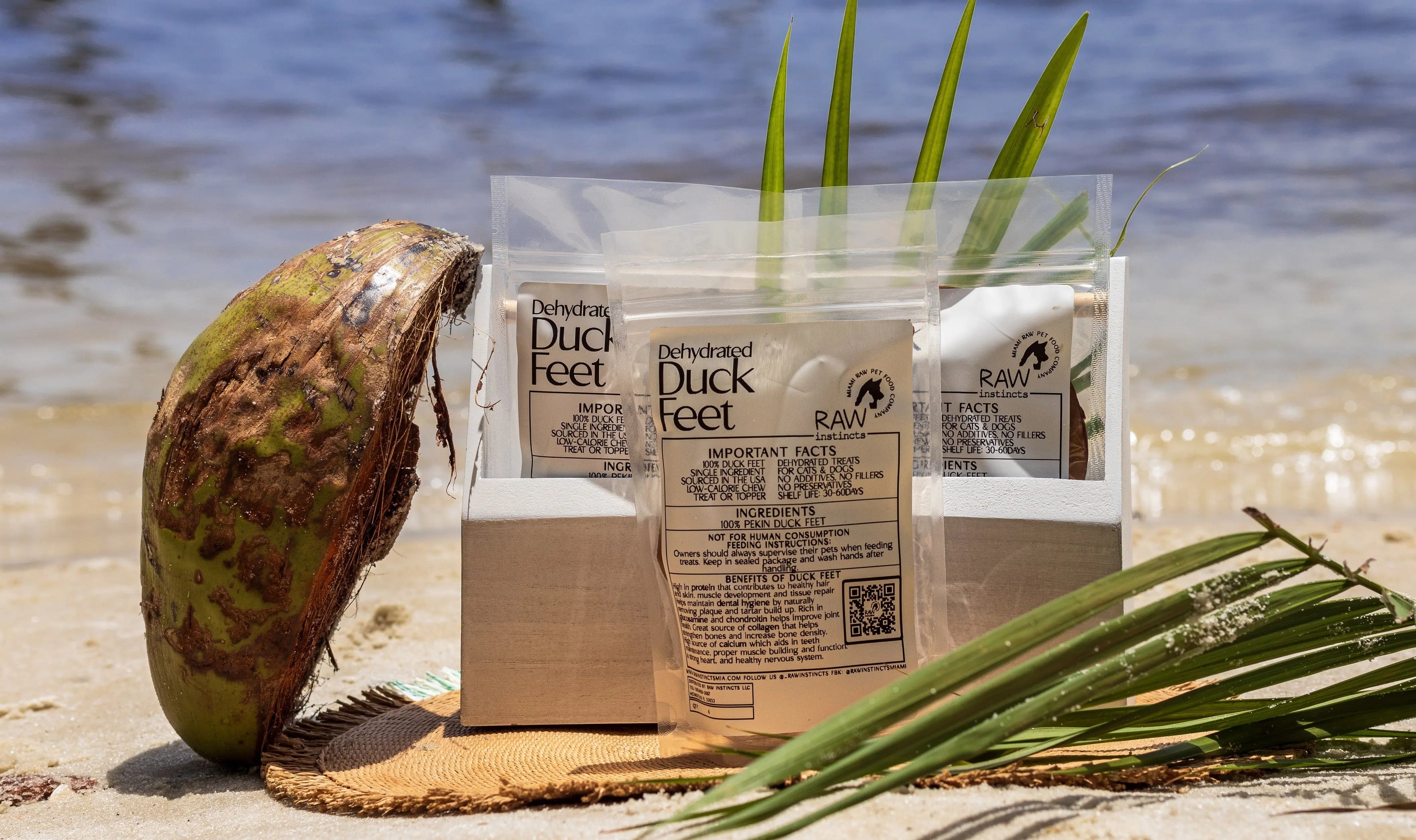 Dehydrated Duck Feet for Dogs & Cats — 100% Pekin Duck | Raw Instincts USA Raw Instincts