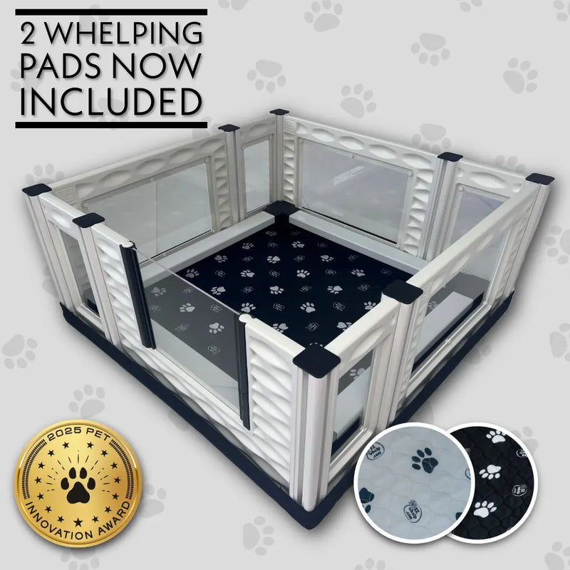 EZclassic Windowed Whelping Box Set w/Rail Assembly