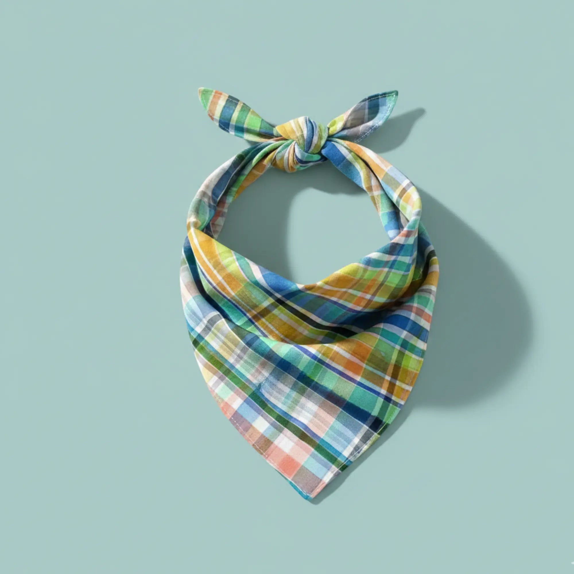 Spring Plaid Dog Bandana Happy Tails Outfitters