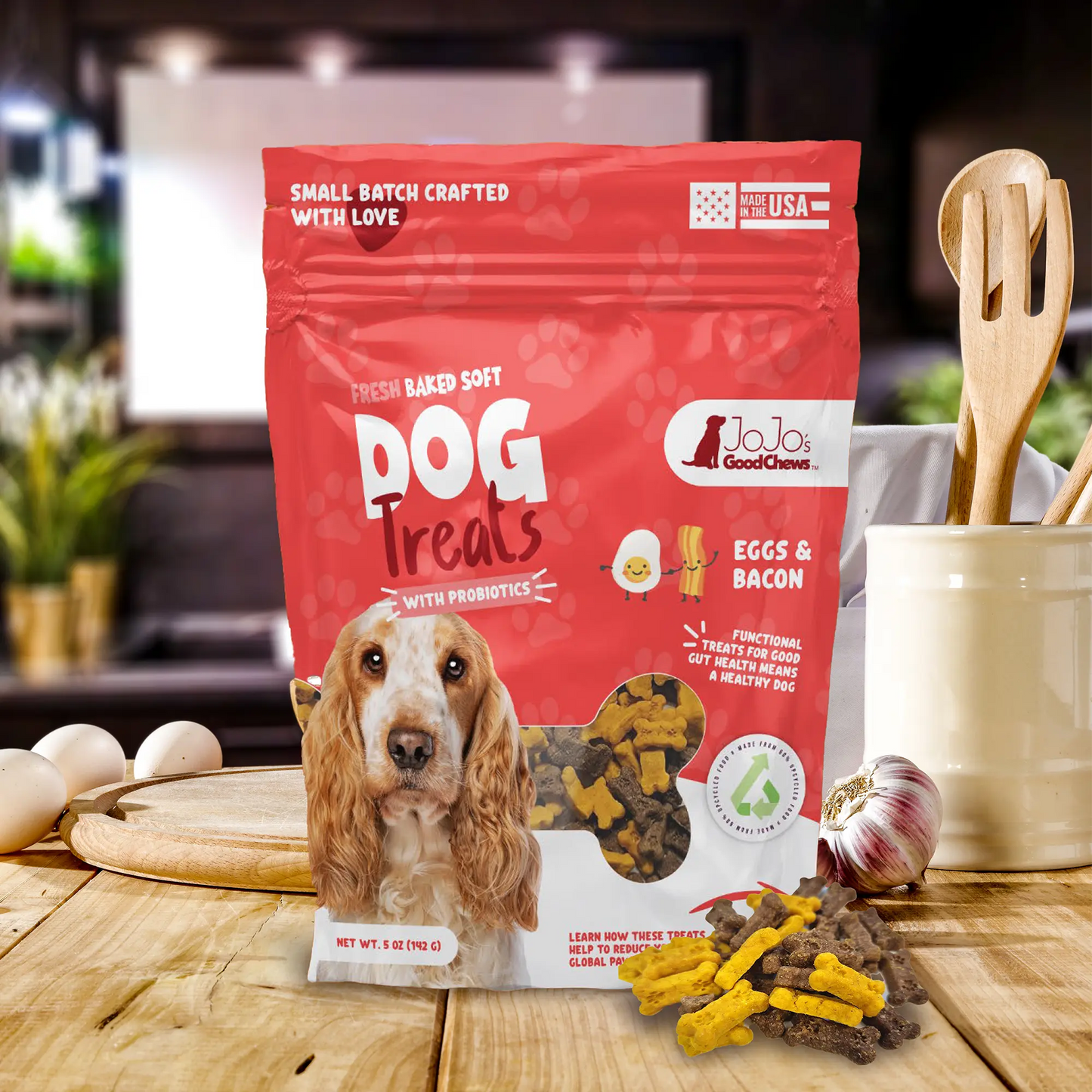 Fresh Baked Eggs and Bacon Soft Dog Chew Treats (2-Pack) American Pet Supplies