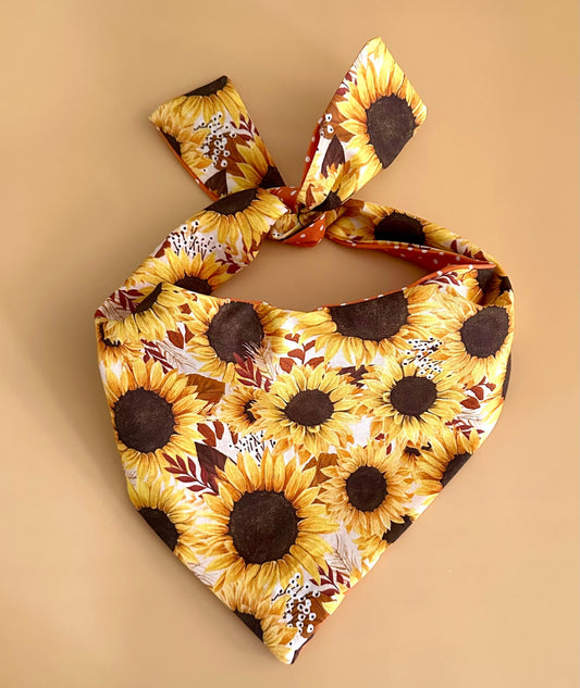 Sunflower Dog Bandana Happy Tails Outfitters