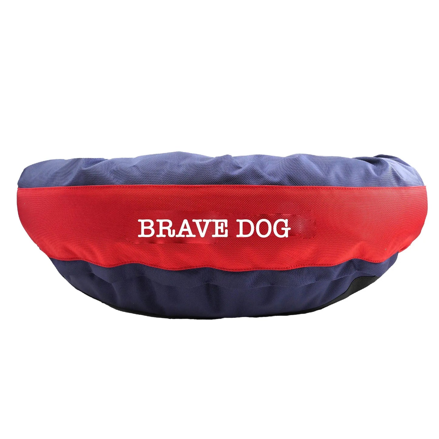 Dog Bed Round Bolster Armor Baseball American Dog