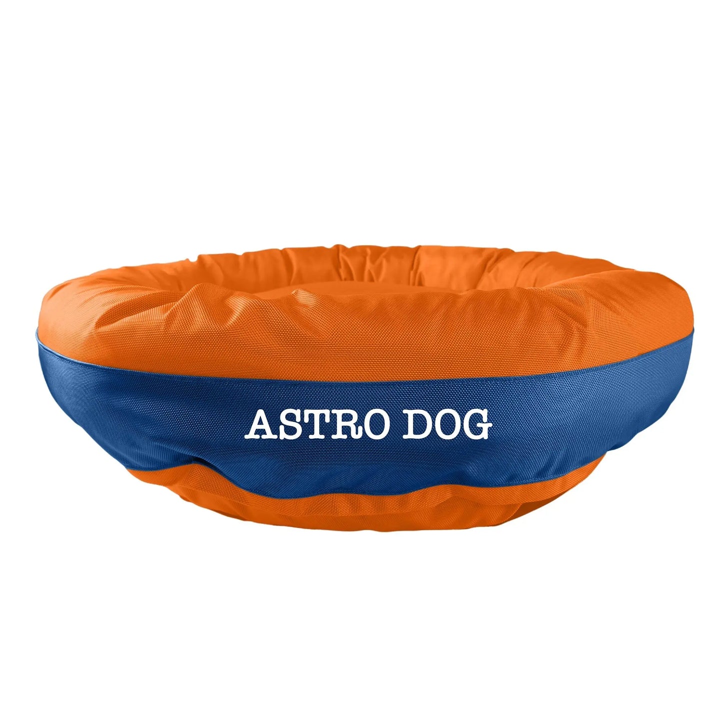 Dog Bed Round Bolster Armor Baseball American Dog