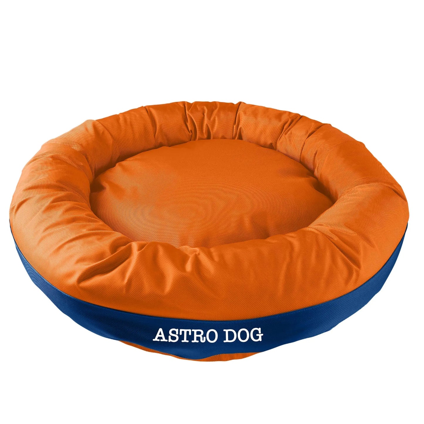 Dog Bed Round Bolster Armor Baseball American Dog