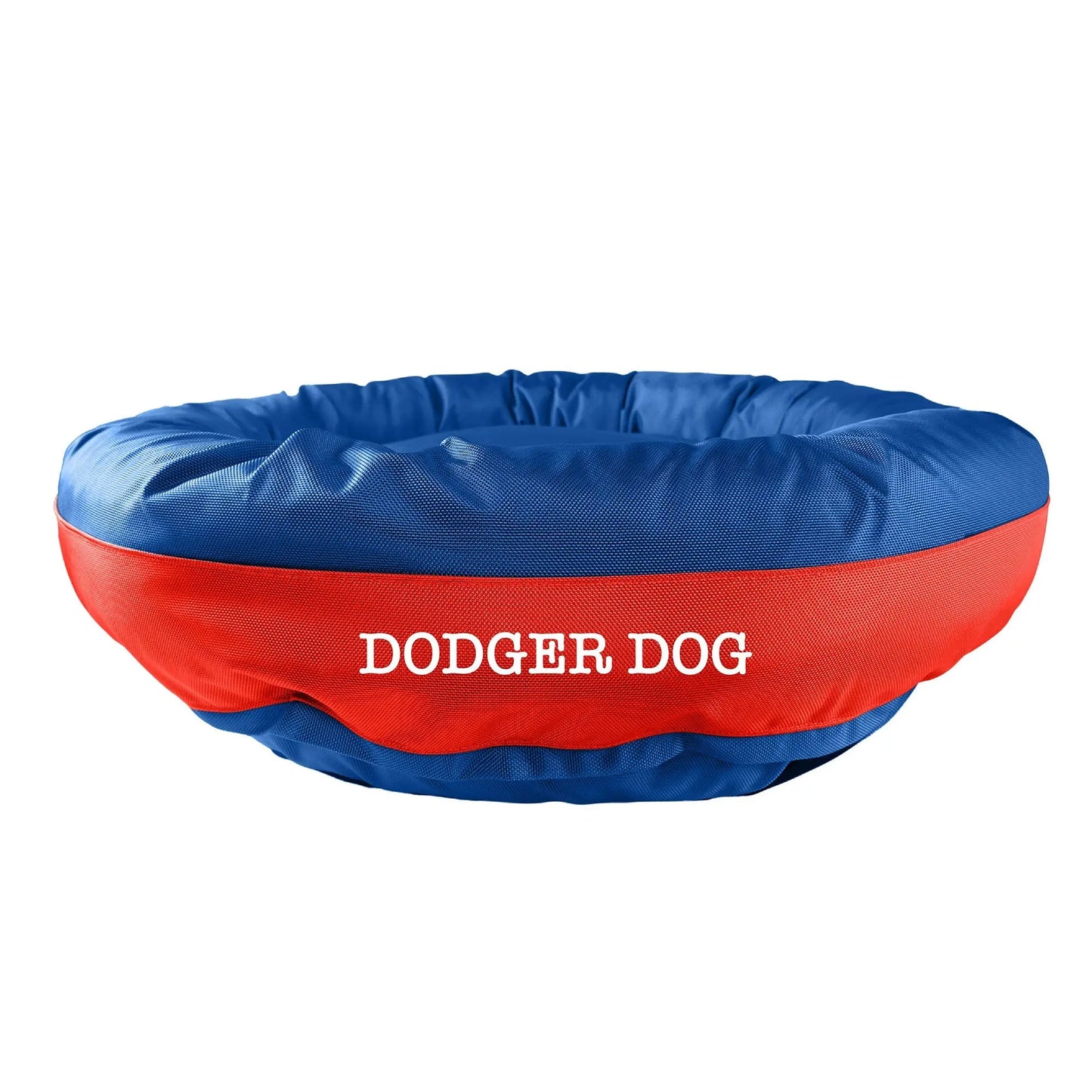 Dog Bed Round Bolster Armor Baseball American Dog
