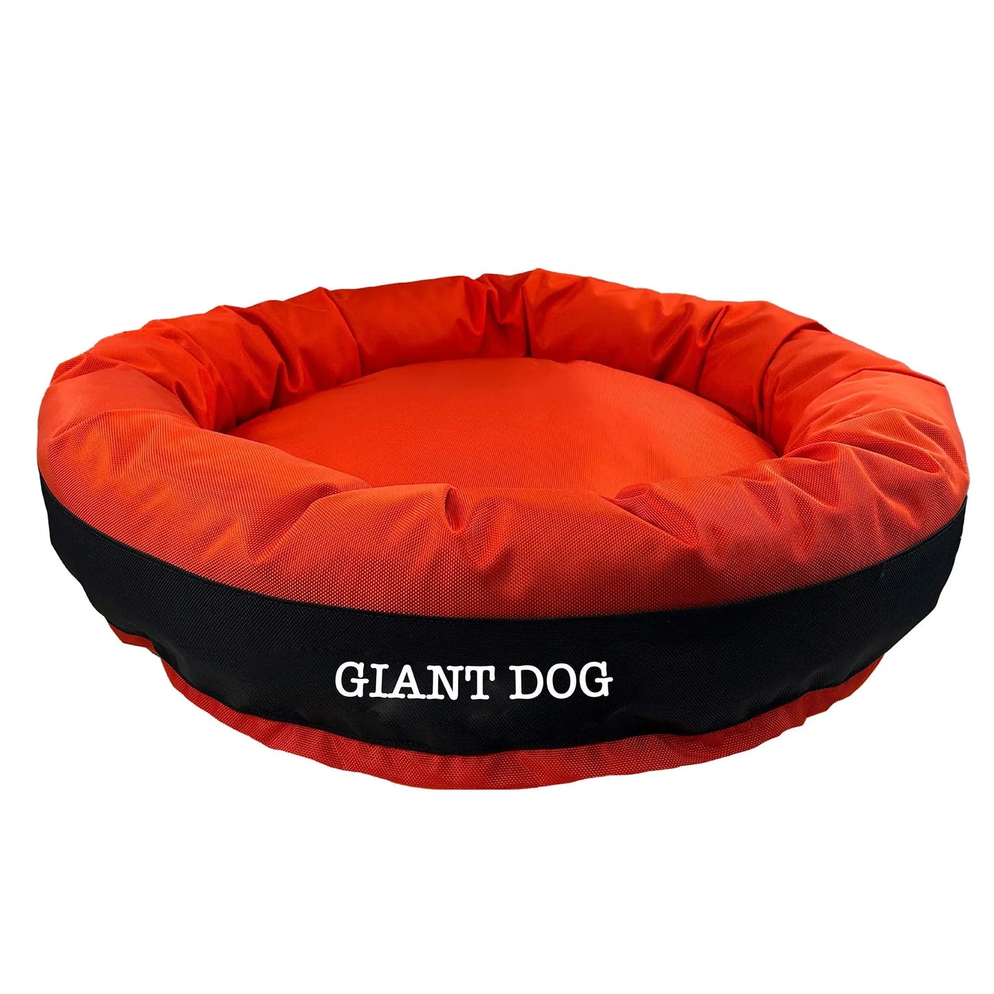 Dog Bed Round Bolster Armor Baseball American Dog