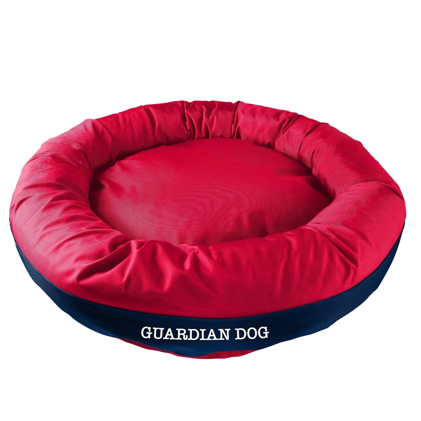 Dog Bed Round Bolster Armor Baseball American Dog