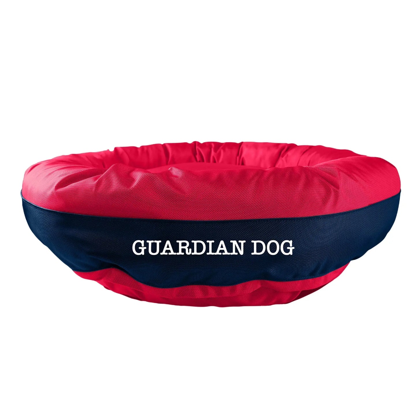 Dog Bed Round Bolster Armor Baseball American Dog