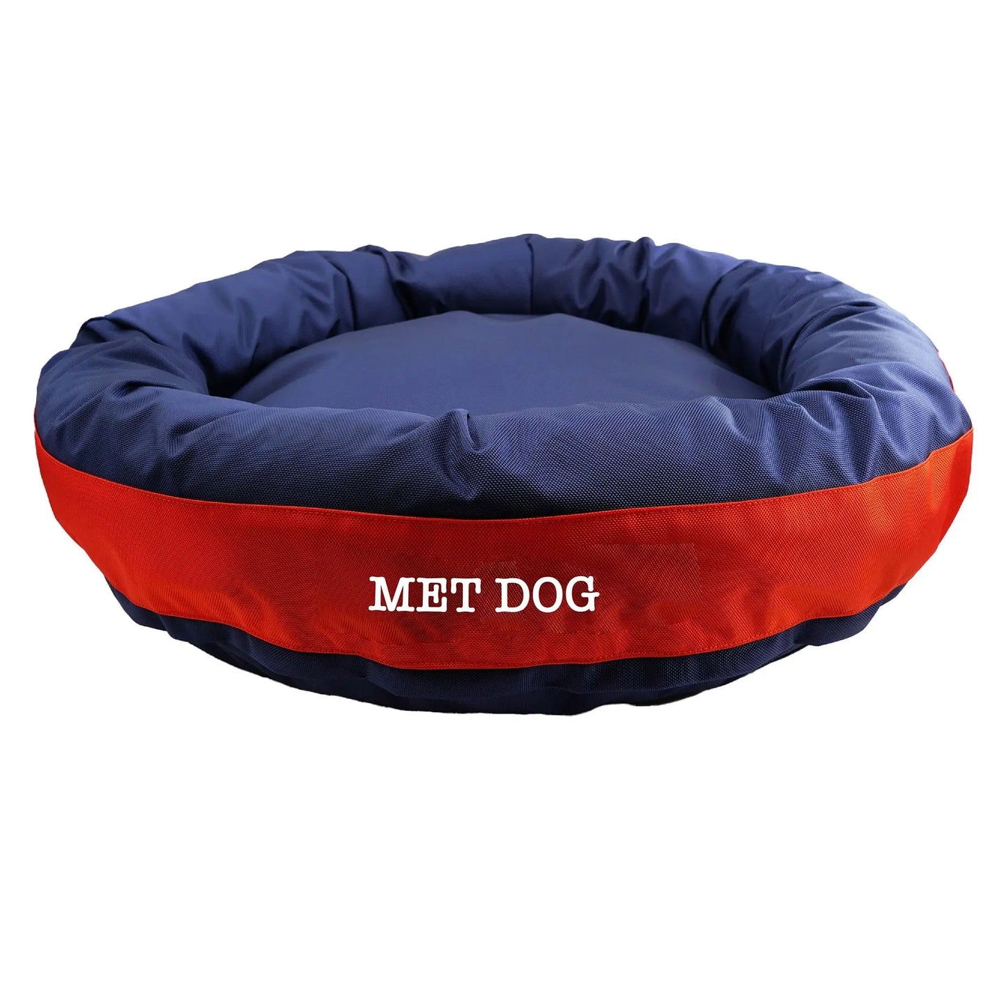 Dog Bed Round Bolster Armor Baseball American Dog