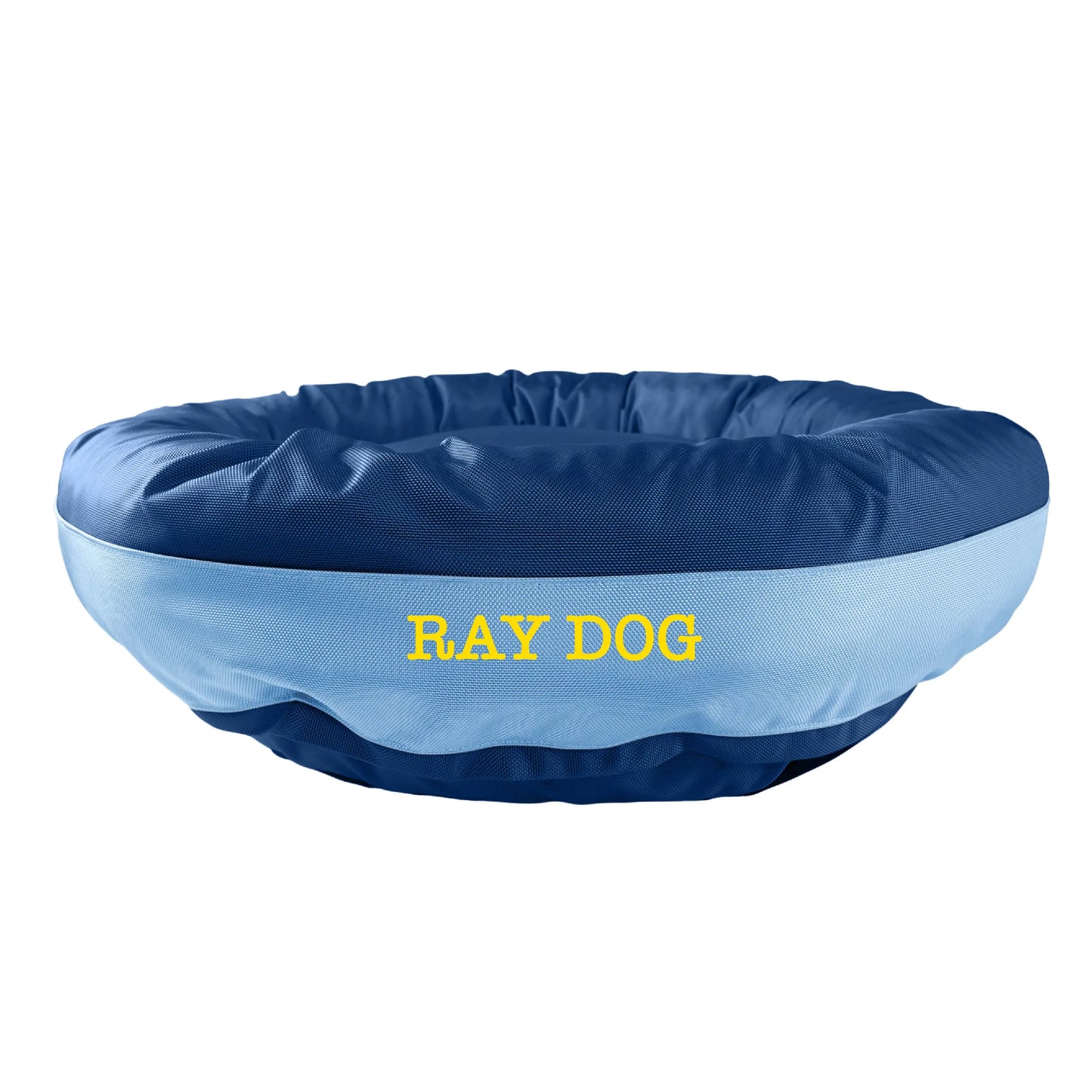 Dog Bed Round Bolster Armor Baseball American Dog