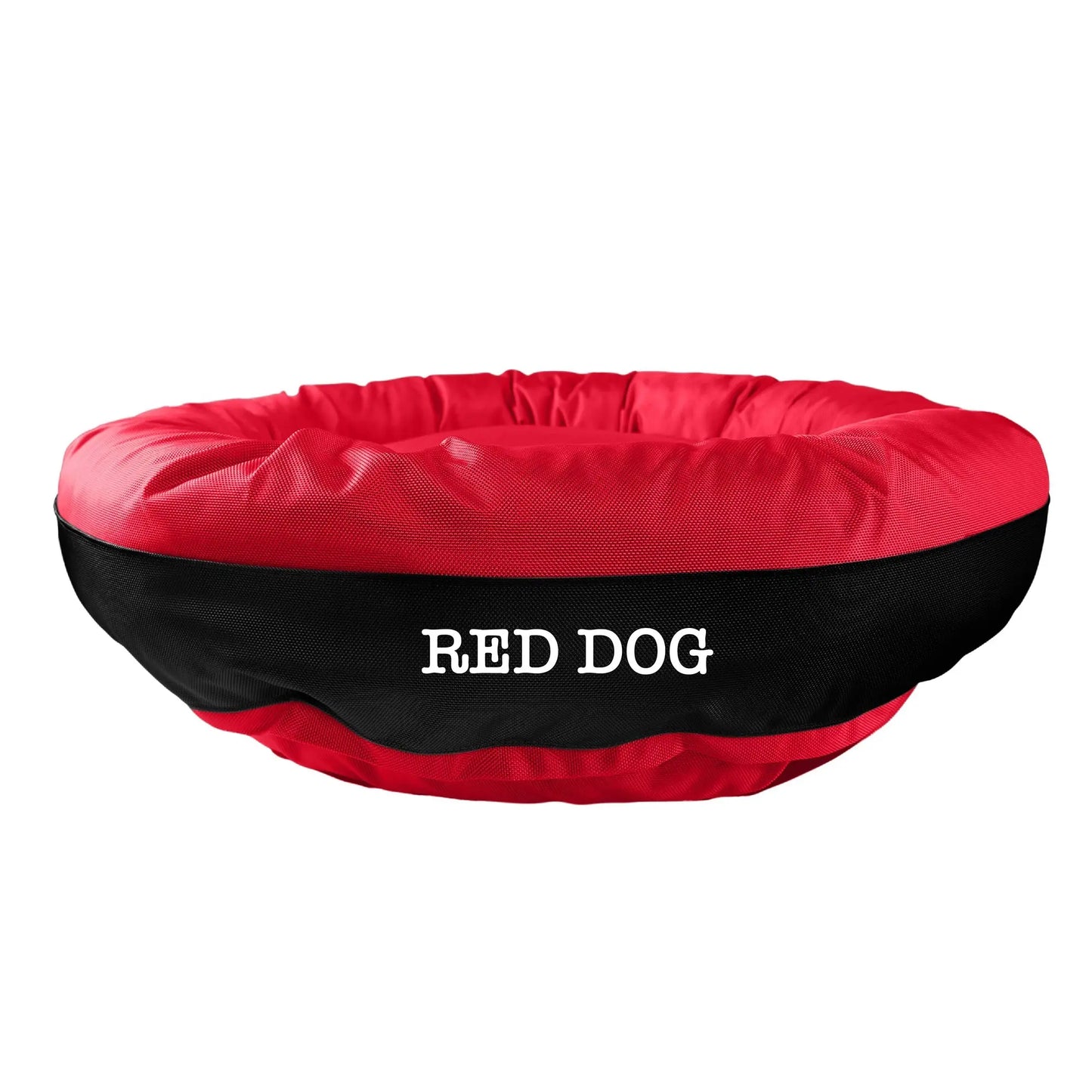 Dog Bed Round Bolster Armor Baseball American Dog