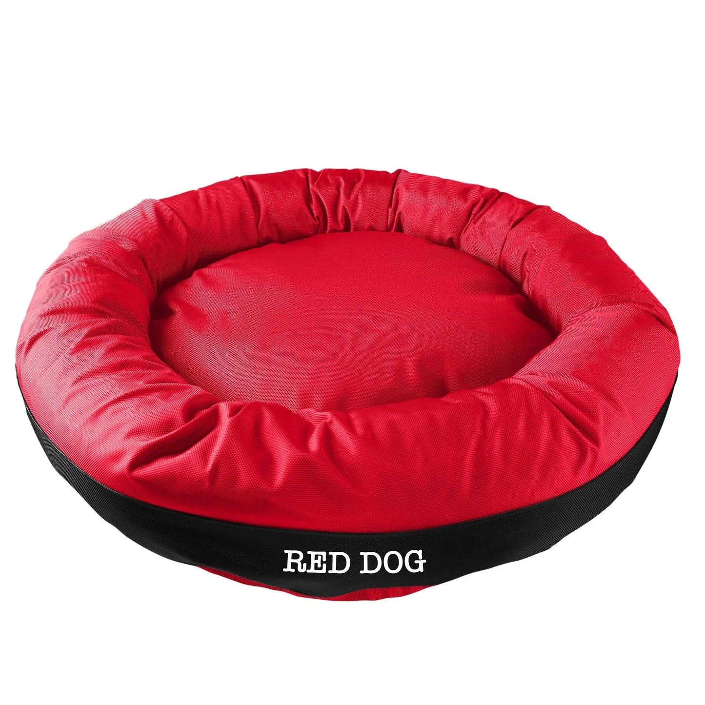 Dog Bed Round Bolster Armor Baseball American Dog