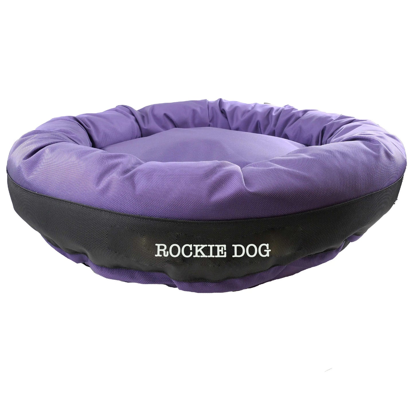 Dog Bed Round Bolster Armor Baseball American Dog