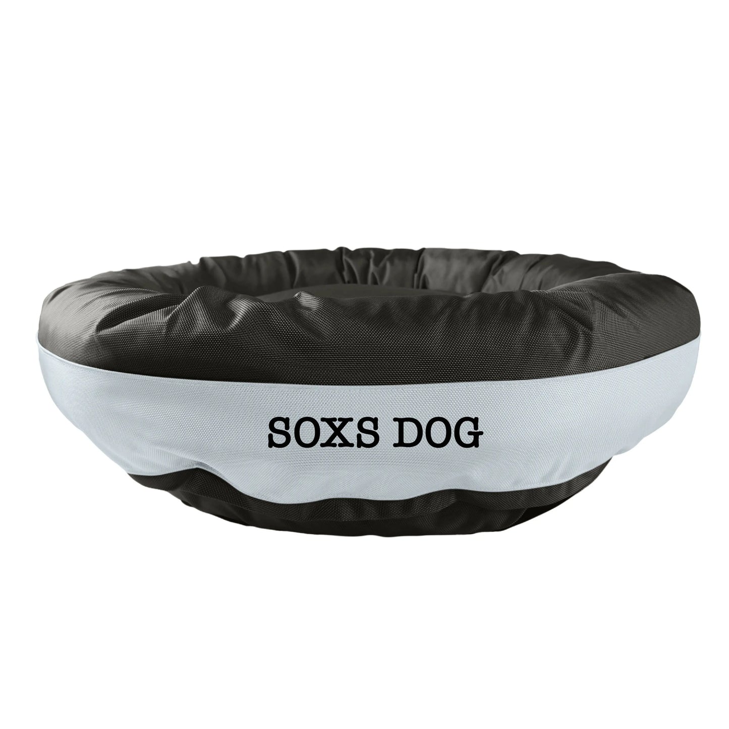 Dog Bed Round Bolster Armor Baseball American Dog