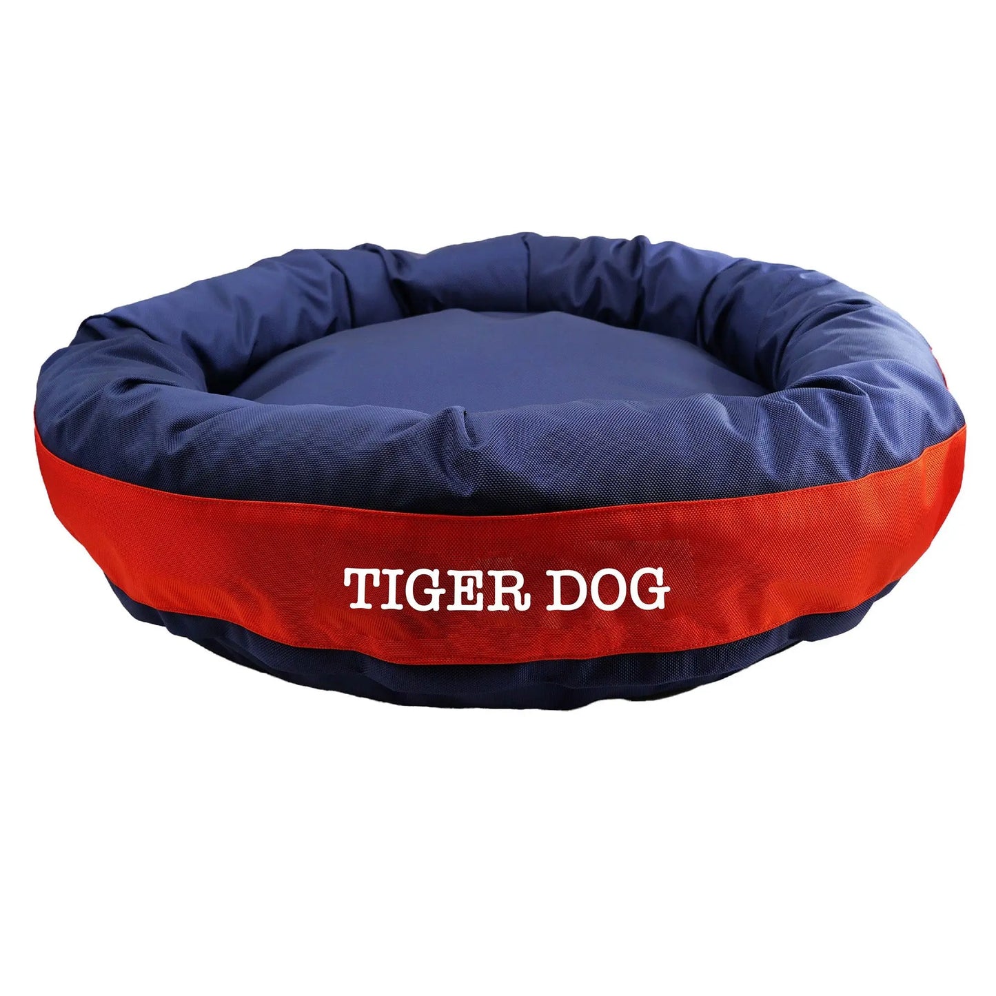 Dog Bed Round Bolster Armor Baseball American Dog