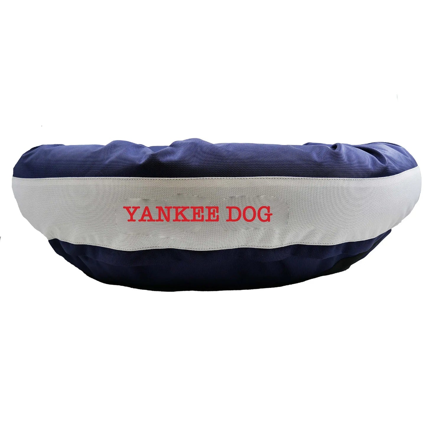Dog Bed Round Bolster Armor Baseball American Dog