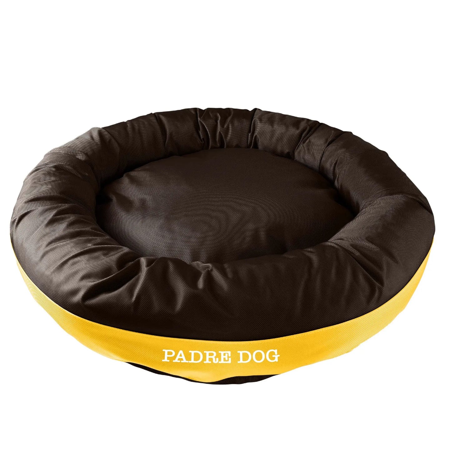 Dog Bed Round Bolster Armor Baseball American Dog