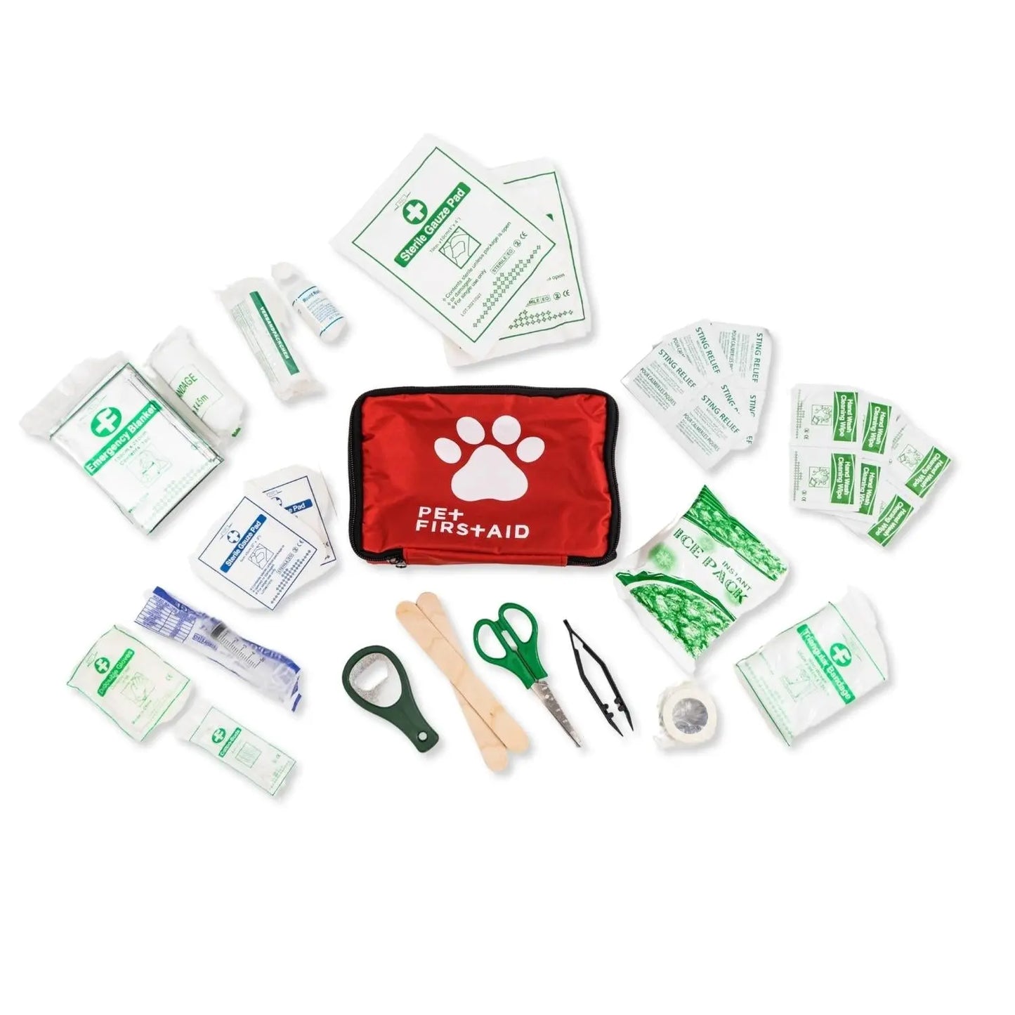 Comprehensive 40-Piece Pet Travel First Aid Kit for Emergencies, Safety, & Adventure American Pet Supplies