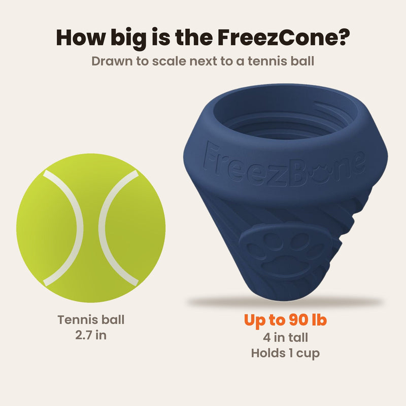 FreezCone – The Ice-Cream–Shaped Enrichment Dogs Can’t Put Down