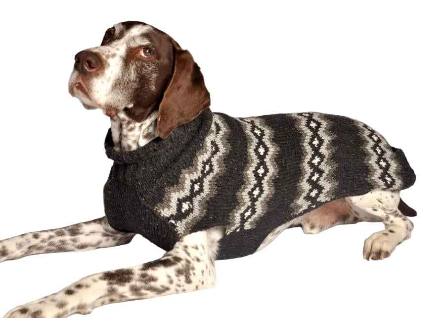 Gray Diamonds Dog Sweater