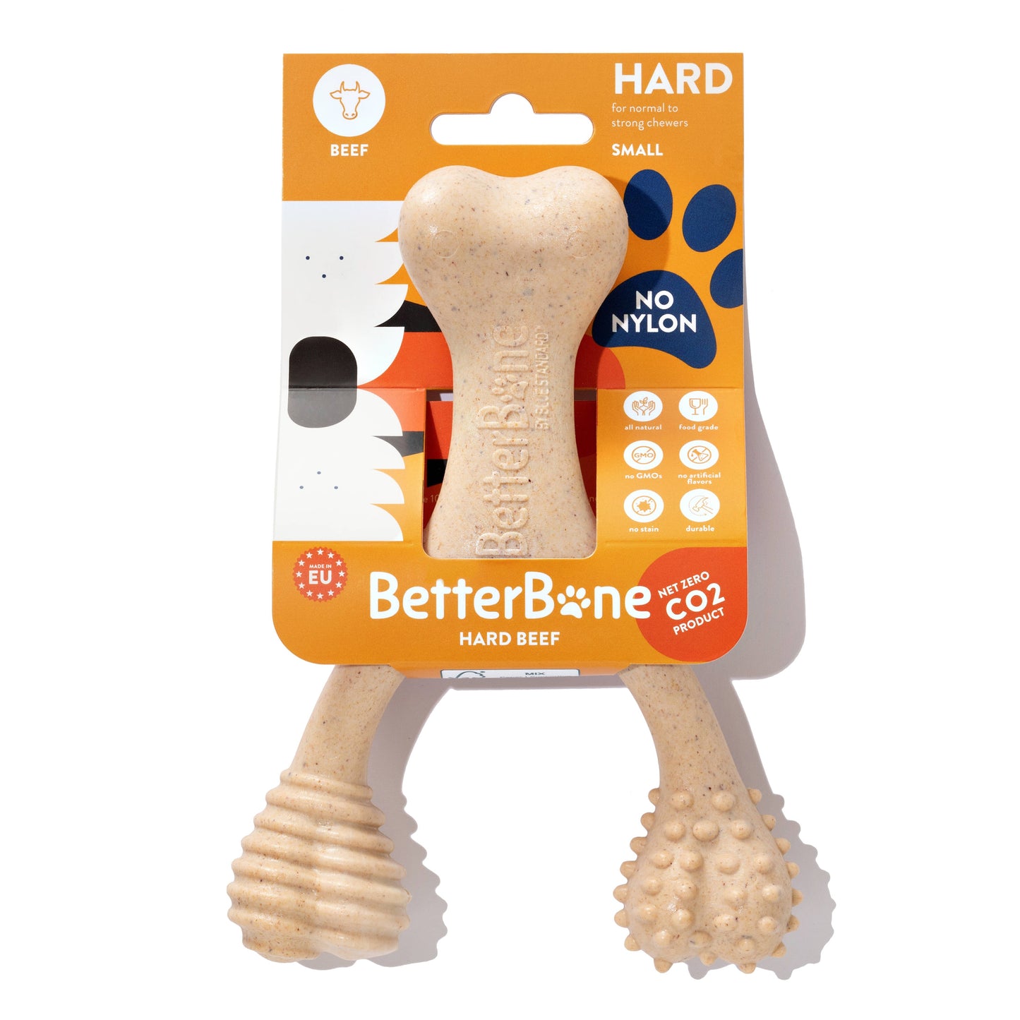 BetterBone HARD CHEW TOY: Natural Ingredients, eco-friendly, and ultra-durable chew for the toughest chewers! BetterBone All Natural Eco-Friendly Dog Chews & Bones