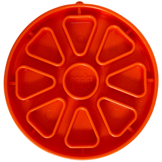 Citrus Softie eTray Shallow Slow Feeder Dog Bowl | USA Made