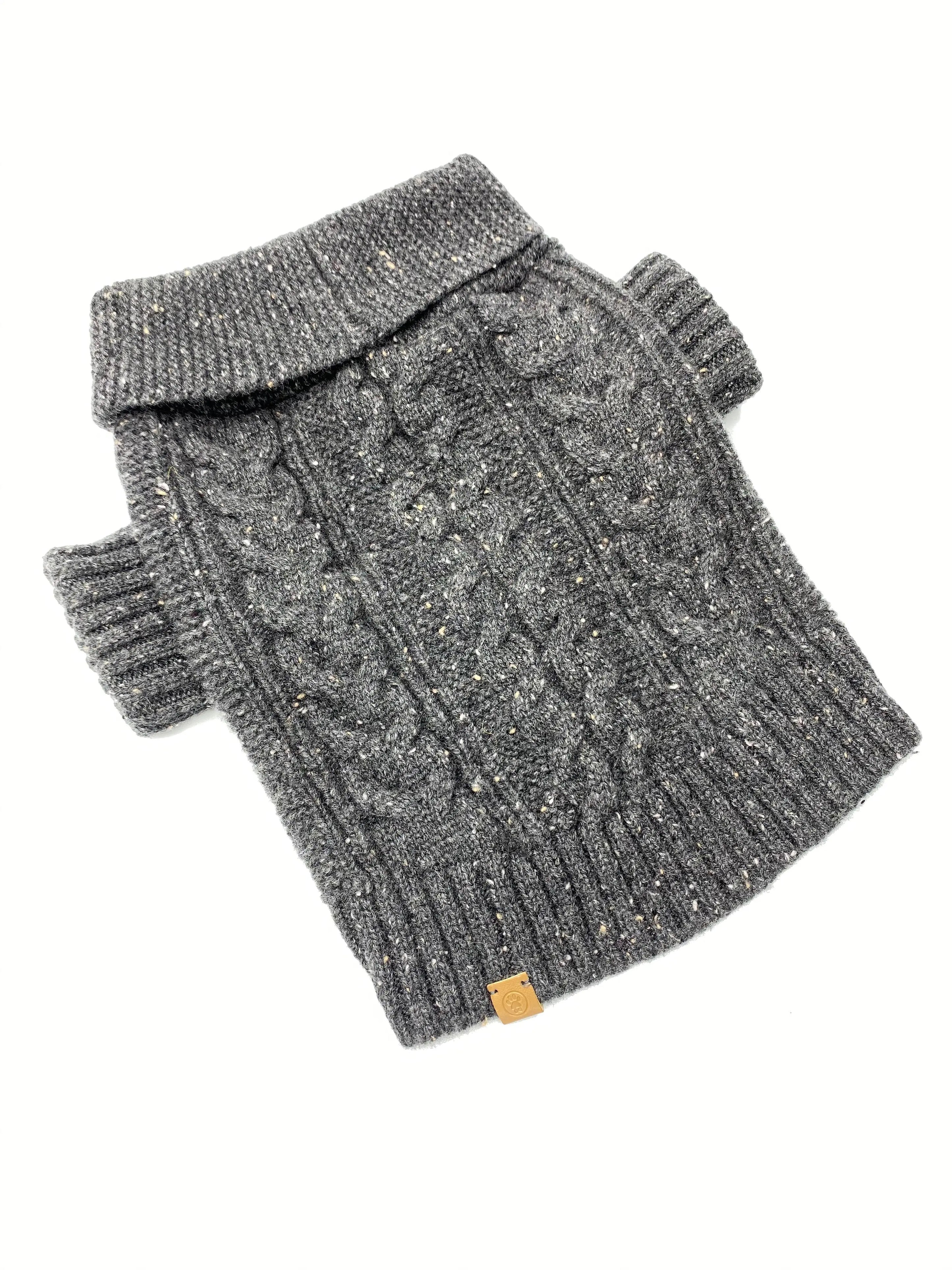 Brooklyn Cashmere Cardigan, Charcoal BESPOKE PAWS