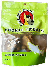 Snarky Bark Salmon Flax Kelp Cookie Treats