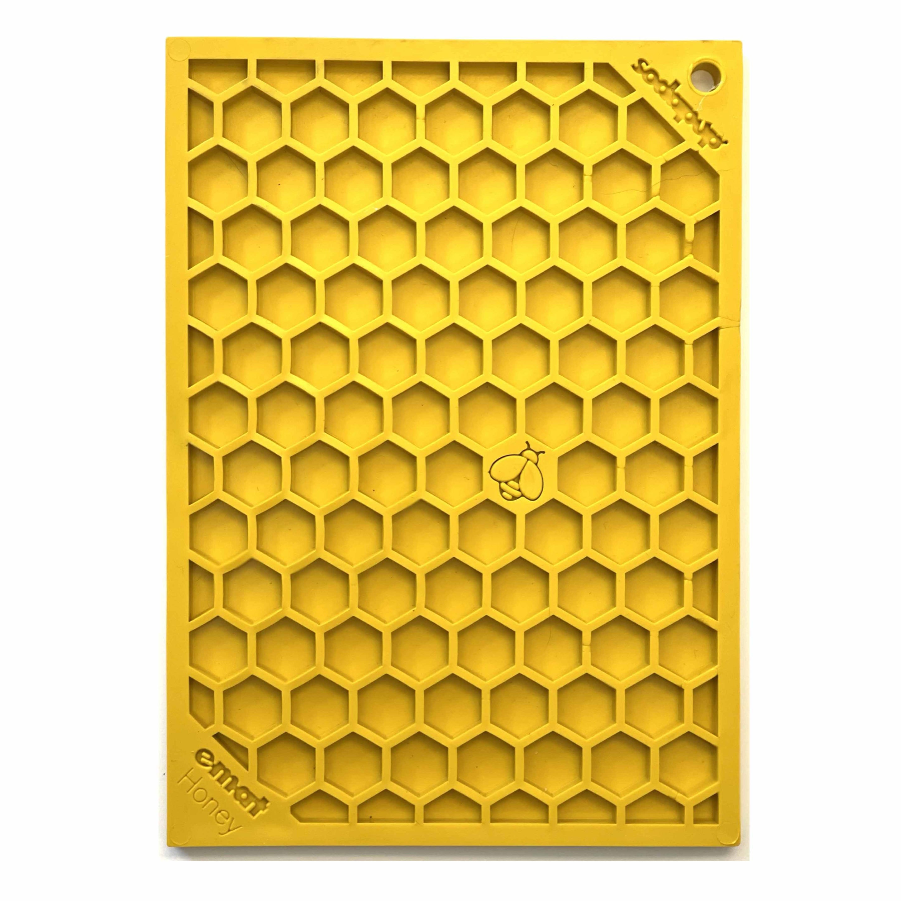 Honeycomb eMat - Enrichment Lick Mat for Dogs and Cats | eMat Enrichment Toy for Anxiety Relief | SodaPup