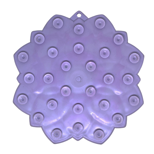 Mandala Softie eTray Shallow Slow Feeder Dog Bowl with Suction Cups | USA Made